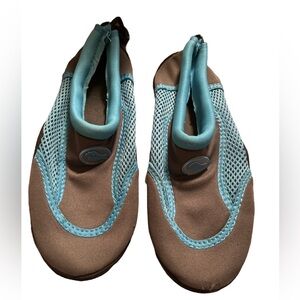Grey and Blue Kids Water Shoes